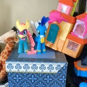 My Little Pony Blue and Pink Dolls & Accessories Set